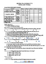 Đề kiểm tra cuối học kì II môn Tin học lớp 4